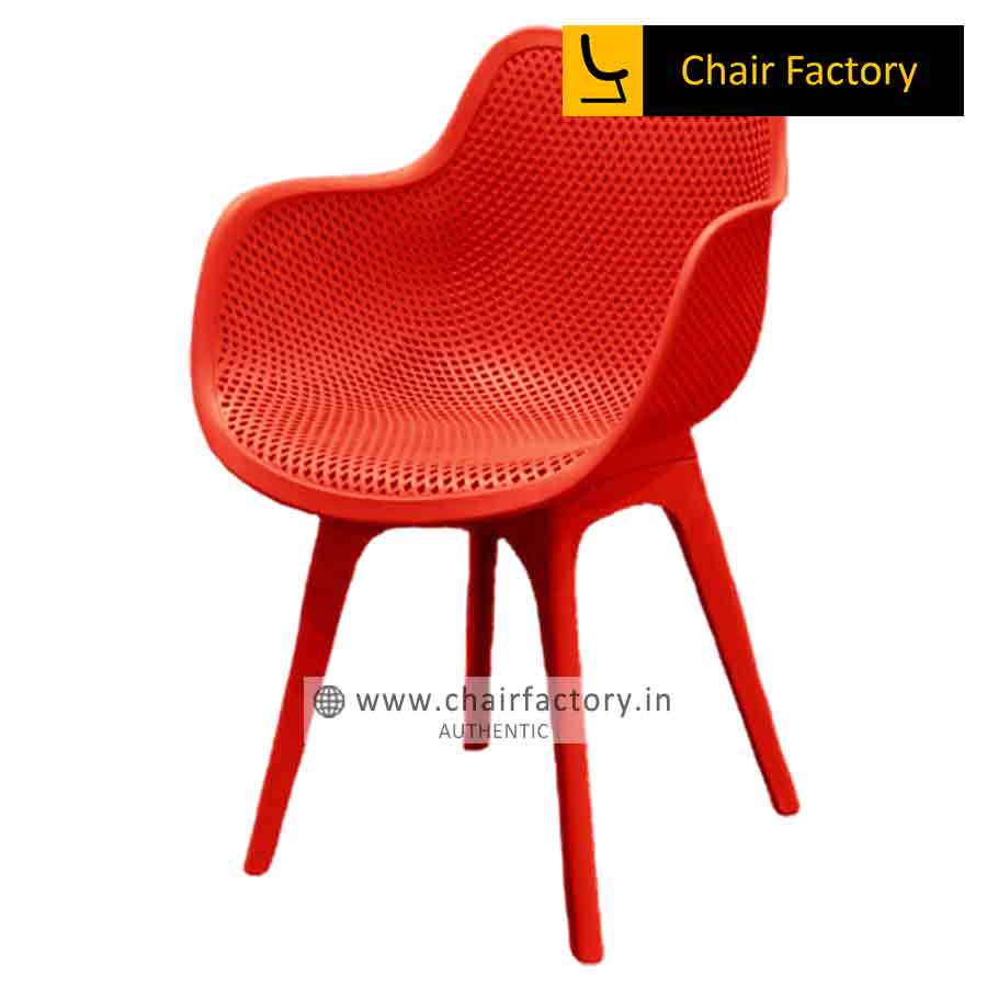 Lancelot Red Cafe Chair